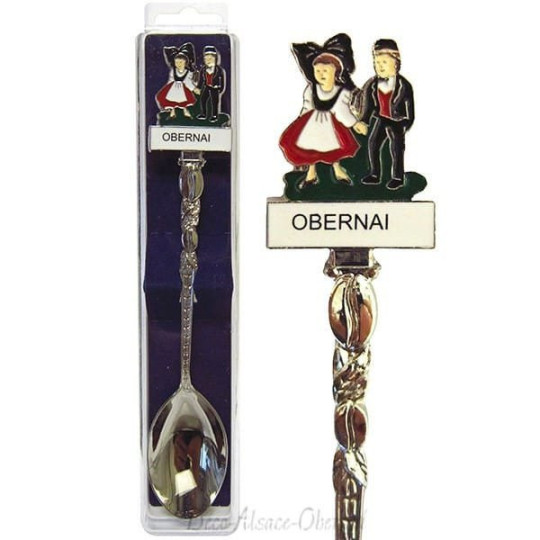 Cuillère de Collection Couple d'Alsacien