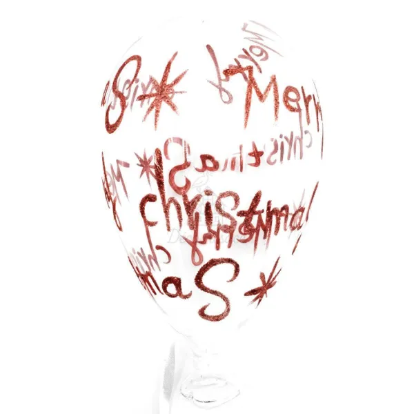 Merry Christmas decorative glass bauble