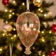 Ballon en verre décoratif Merry Christmas