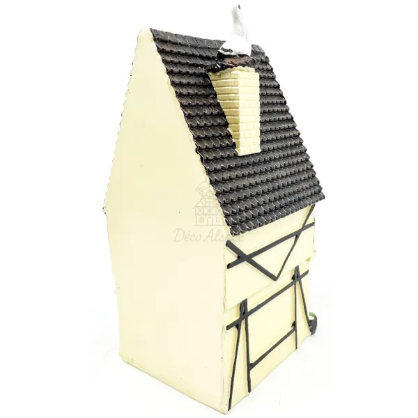 Large Alsace Half-Timbered House in Resin