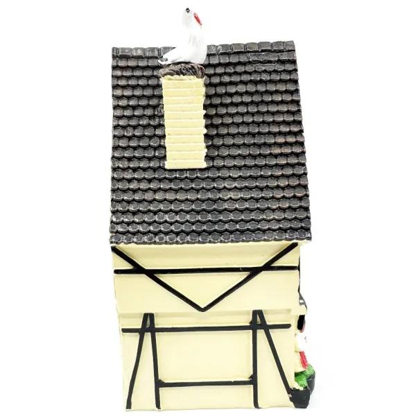Large Alsace Half-Timbered House in Resin