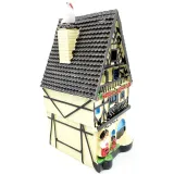 Large Alsace Half-Timbered House in Resin