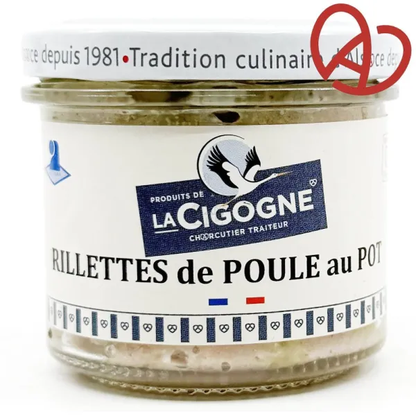 Rillettes de Poule au Pot