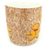 House Box with Porcelain Mug, Mannele Duo decor in Gingerbread