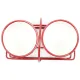 Set de 2 Coquetiers en Céramique Couple Alsacien et Bretzel