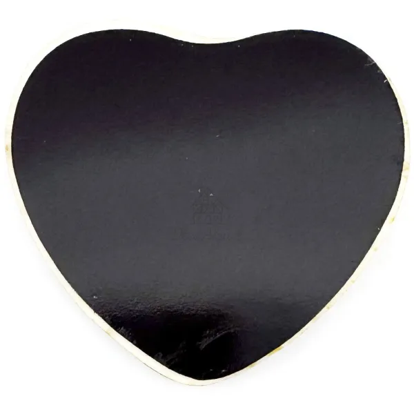 Decorative Heart Magnet with Alsatian Theme and Stork in Hot-Air Balloon