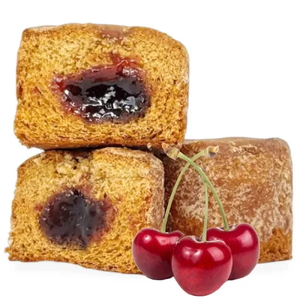 Honey Nonnettes Filled with Cherry