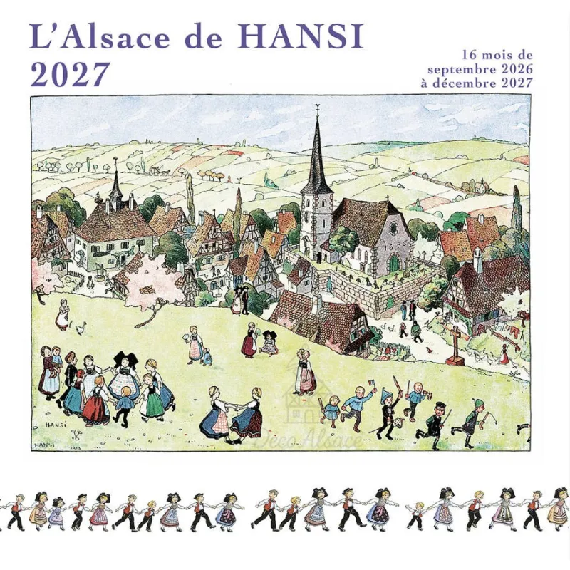Kalender Alsace Hansi 2027 in Obernai