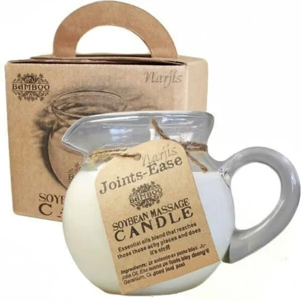 Bougie de Massage Pure Végétal Soja et Jojoba Confort