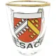 Alsace Gold Tourist Liqueur Glass