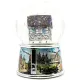 Large Glitter Snow Globe Alsatian Villages