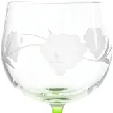 6 Verres Cristallin du Rhin à Vin Alsace gravé Grappes