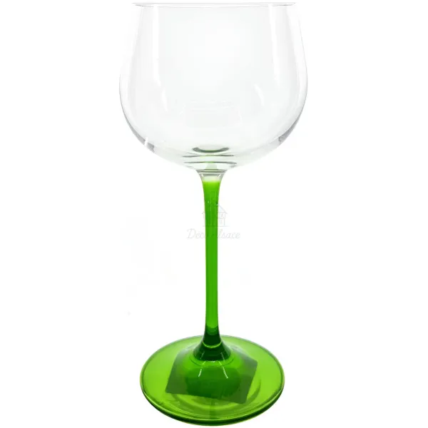 6 Alsace Wine Crystal Glasses from the Rhine