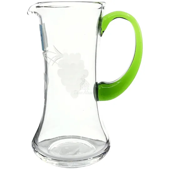 Alsace Wine Jug Liesel engraved with Grapes 50 cl