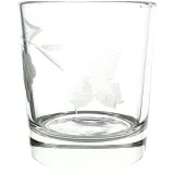 6 Aperitif or water glasses engraved Grapes