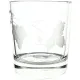 6 Aperitif or water glasses engraved Grapes
