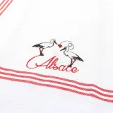 Bee's Nest Embroidered Kitchen Towel Duo of Storks