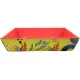 Empty summer cardboard basket