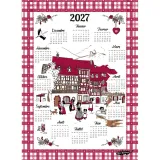 Geschirrtuch Kalender Elsässische Dörfer 2027