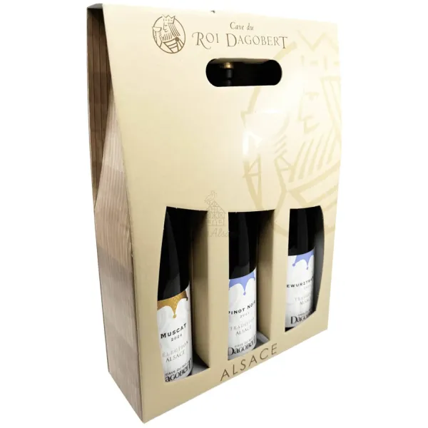 Your 3-Bottle Alsatian Wine Gift Set in Obernai