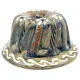 Moule à Kougelhopf Soufflenheim Bleu Pinceau Marguerites 13 cm