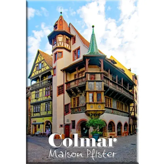 Decorative Magnet Pfister House in Colmar