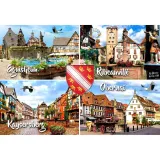 Alsace Villages decorative magnet