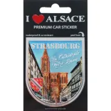 Adhésif Sticker Auto Premium Auto Cathédrale Notre-Dame Strasbourg