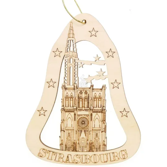 Wooden hanging decoration Strasbourg Cathedral