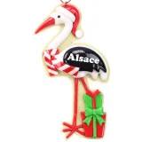 Alsatian Stork Hanging decoration Christmas and Gifts