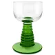 Römy Digestifglas 3cl gerippt grün