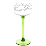 6 Verres à Vin Alsace différents décor Alsace