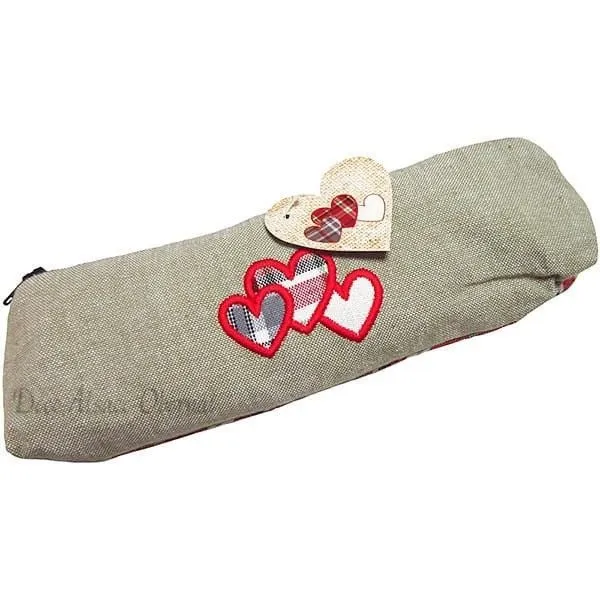 Trousse Cosmétique Alsace en tissus Coeur d’Alsace Brodés