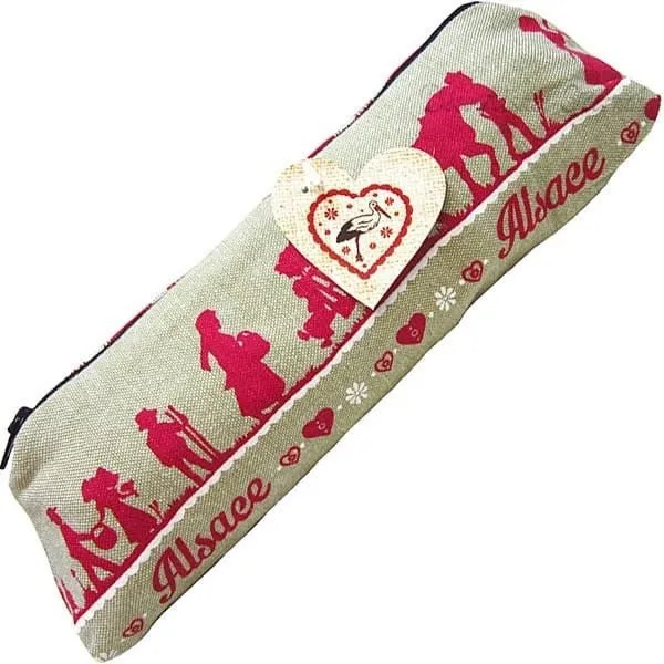 Trousse Cosmétique Alsace en tissus Personnages d’Alsace
