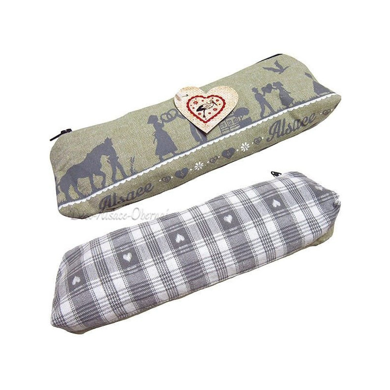 Alsace Cosmetic Case in Farmhouse in Alsace fabrics