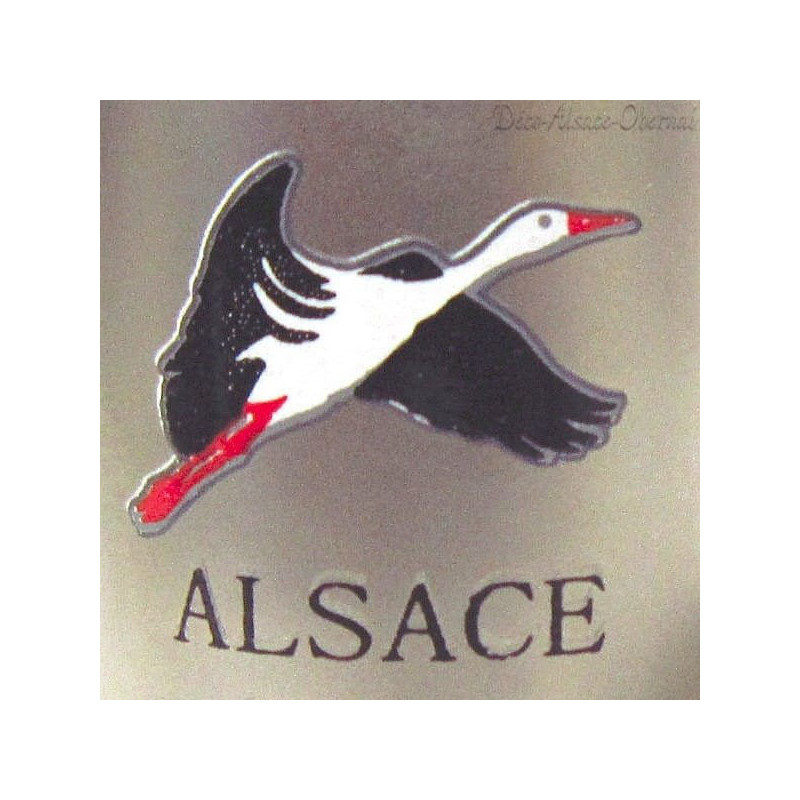 Metal Mug Key Chain marked Alsace