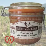 Handwerkliche Terrine mit Elsass Crémant