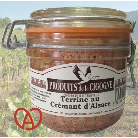 Terrine Artisanale au Crémant d'Alsace