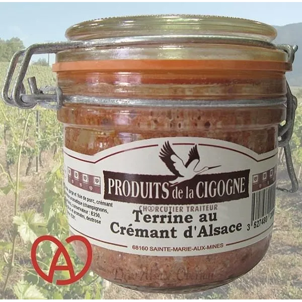 Terrine Artisanale au Crémant d'Alsace