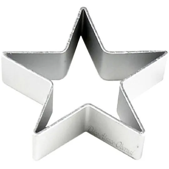 Koekjesvorm in Aluminium vorm Ster