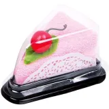 Part de Tarte Gourmande en Serviette pliée