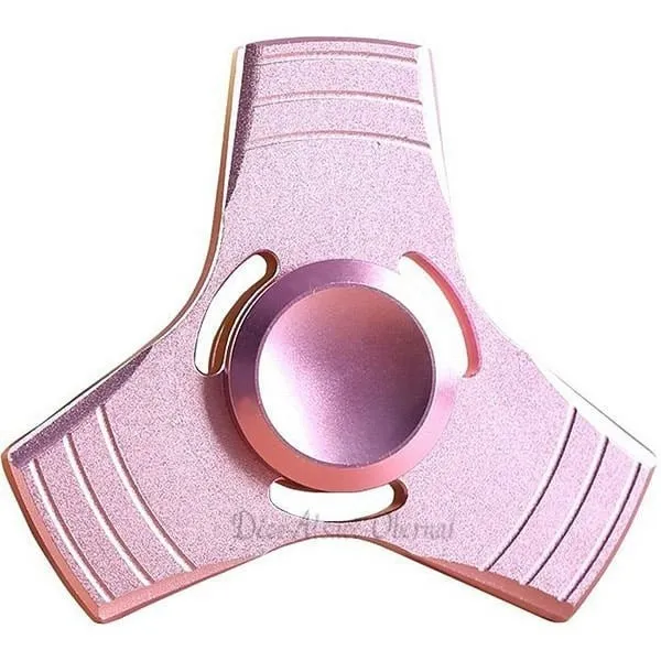 Hand Spinner Luxury 3 Branches Aluminum Alloy Pink