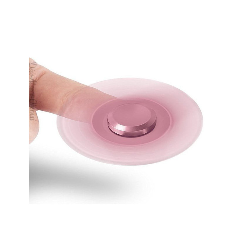 Hand Spinner Luxe 3 branches en Alliage d'Aluminium - Rose