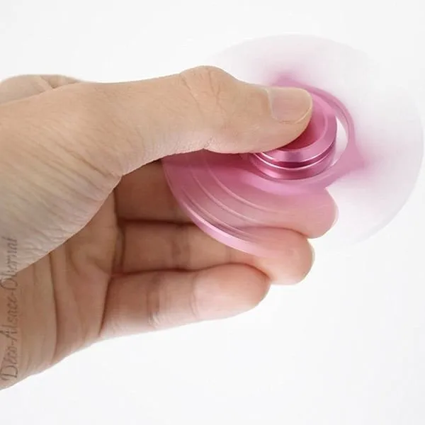 Hand Spinner Luxury 3 Branches Aluminum Alloy Pink