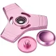 Hand Spinner Luxe 3 branches en Alliage d'Aluminium - Rose