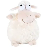 Agneau en Peluche Blanche Rosa