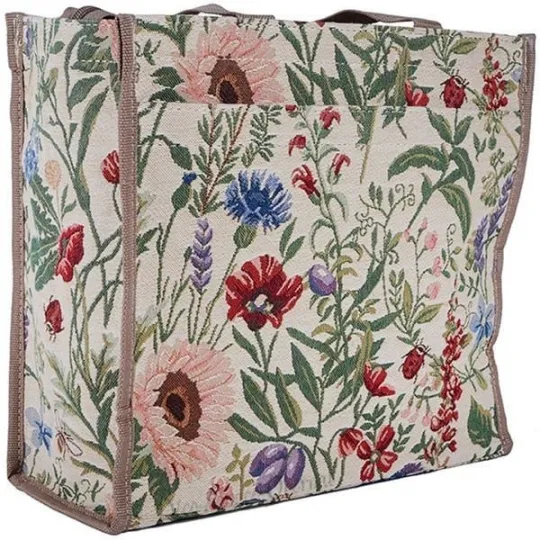 Sac à Bandoulière motif Fleurs du Jardin