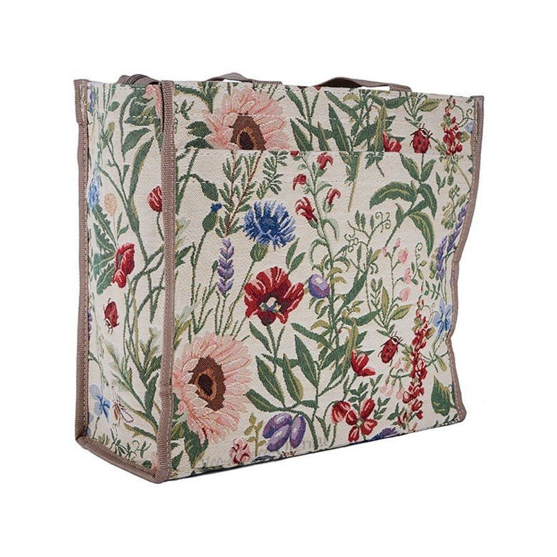 Sac à Bandoulière motif Fleurs du Jardin