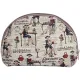 Pochette avec zip motif La Prunelle