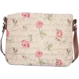 Body Handbag with Roses and Flowers motif